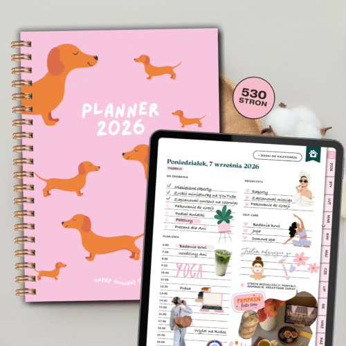 Planer cyfrowy 2026 Hot Dog Days - 530 stron