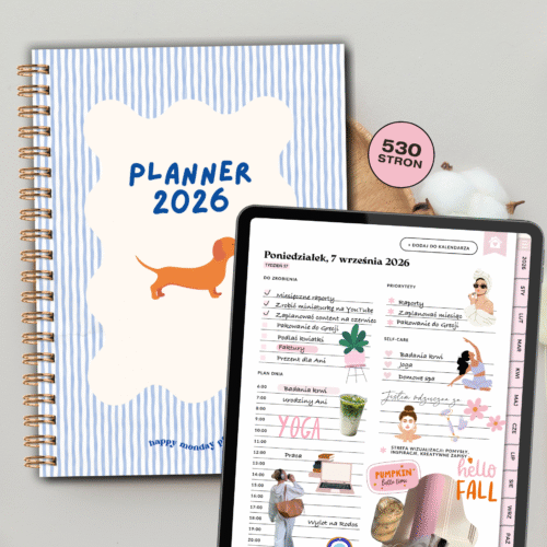 Planer cyfrowy 2026 Beach Babe - 530 stron